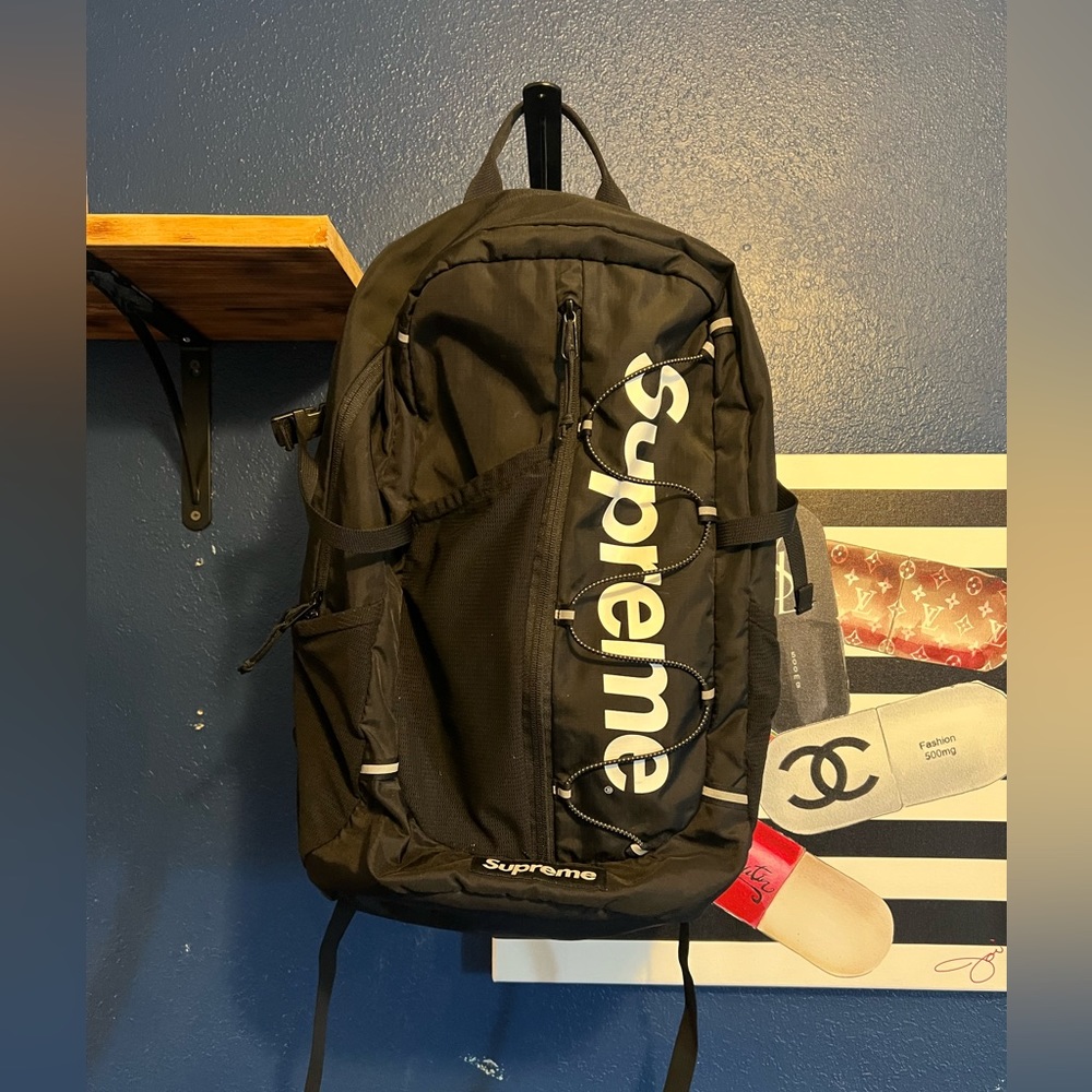 Black Supreme backpack